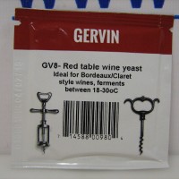 Винные дрожжи Gervin GV8 Red Table Wine 5 гр.