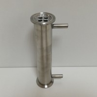 Дефлегматор трубчатый (20 см., 4 трубки 10 мм., штуцер под воду 10 мм.) под кламп 1,5 дюйма