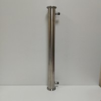 Охладитель трубчатый (42 см., 4 нитки, штуцер под воду 1/4 дюйма) под кламп 1,5 дюйма