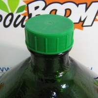 Бутыль Казак 22 литра с крышкой (зеленое стекло)