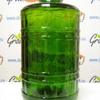 Банка Казак 15 литров (зеленое стекло)